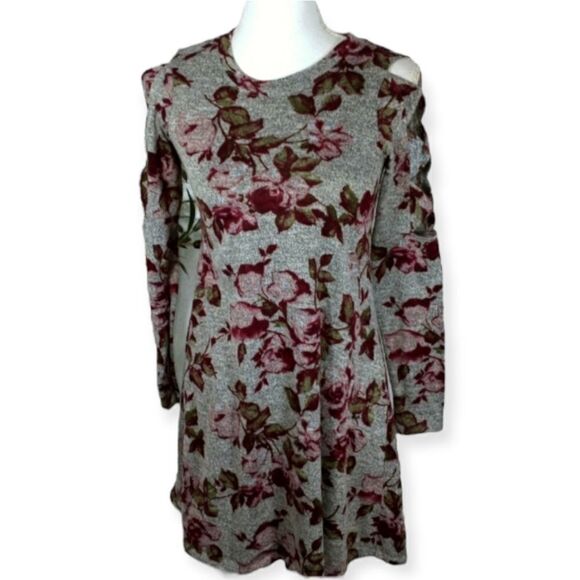 IZ BYER FLORAL CUTOUT DRESS SZ.XS EUC - Picture 1 of 6